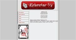 Desktop Screenshot of kabaret.slowacki.edu.pl