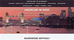 Desktop Screenshot of angielski.slowacki.edu.pl