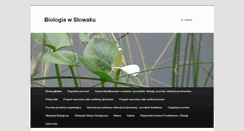 Desktop Screenshot of biologia.slowacki.edu.pl