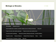 Tablet Screenshot of biologia.slowacki.edu.pl
